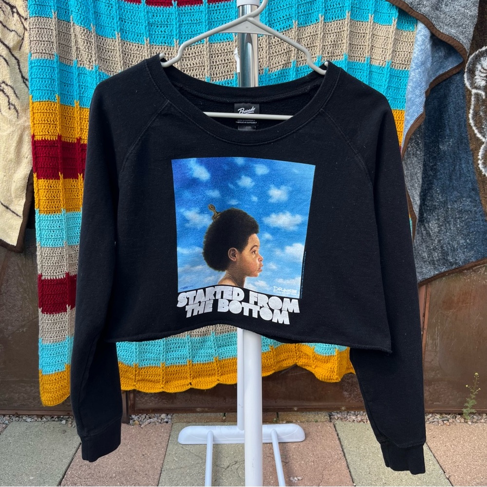 Drake Crop Top Long Sleeve - Size Small